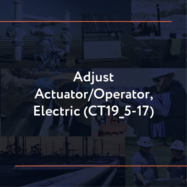 CT19_5-17: Adjust Actuator/Operator, Electric