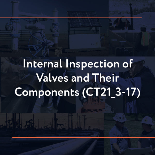 CT21_3-17: Internal Inspection of Valves and Their Components
