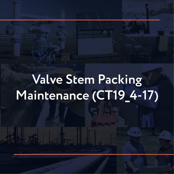 CT19_4-17: Valve Stem Packing Maintenance