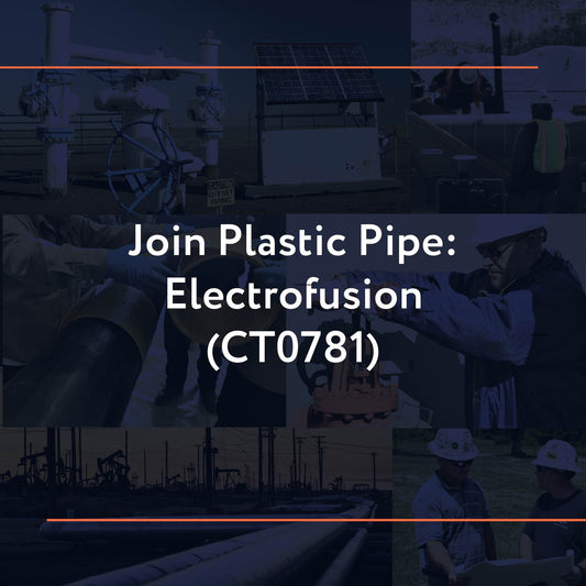 CT0781: Join Plastic Pipe: Electrofusion