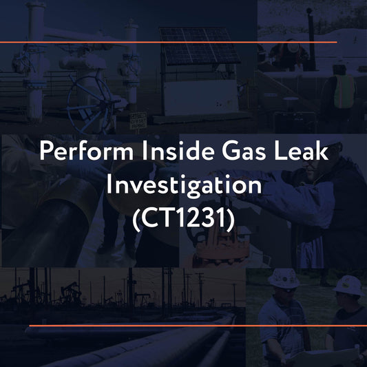 CT1231: Perform Inside Gas Leak Investigation