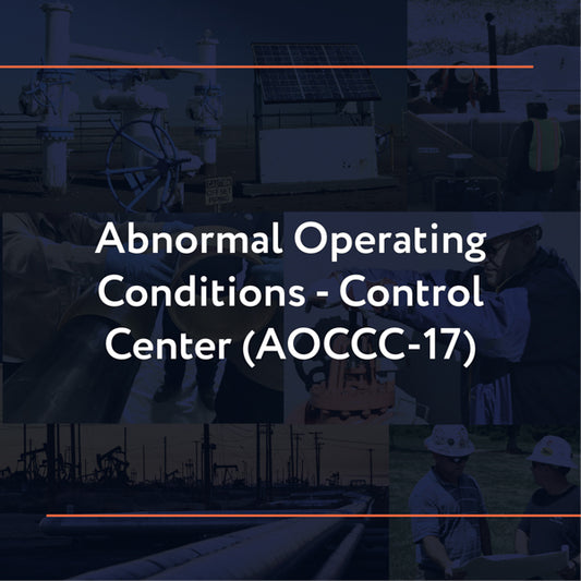 AOCCC-17: Abnormal Operating Conditions - Control Center