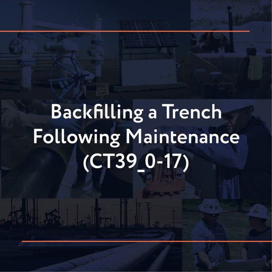 CT39_0-17: Backfilling a Trench Following Maintenance