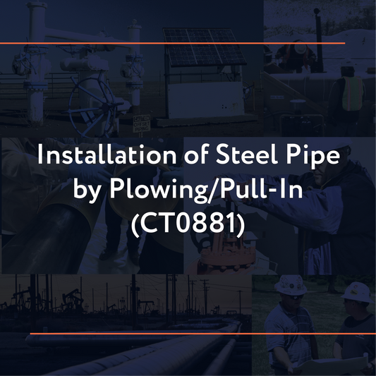 CT0881: Installation of Steel Pipe Plowing/Pull-In