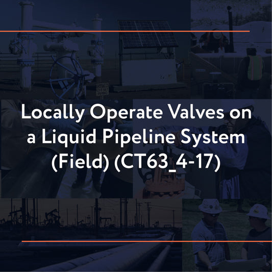 CT63_4-17: Locally Operate Valves on a Liquid Pipeline System