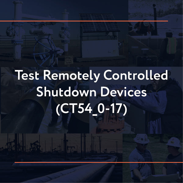 CT54_0-17: Test Remotely Controlled Shutdown Devices