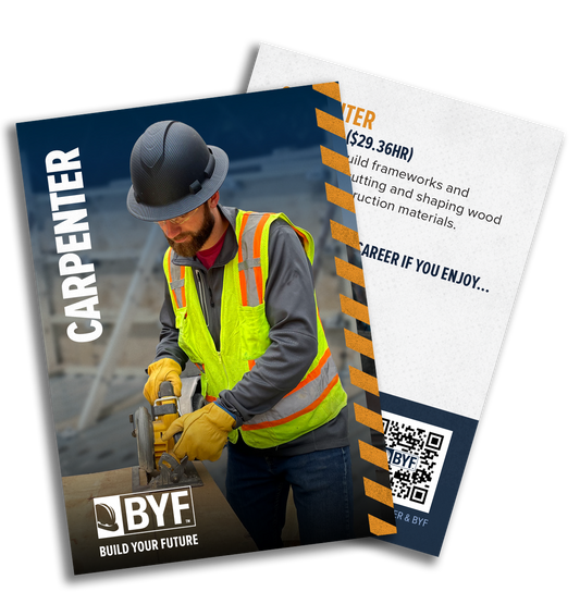 Carpenter Trading Card  (Pack of 200)