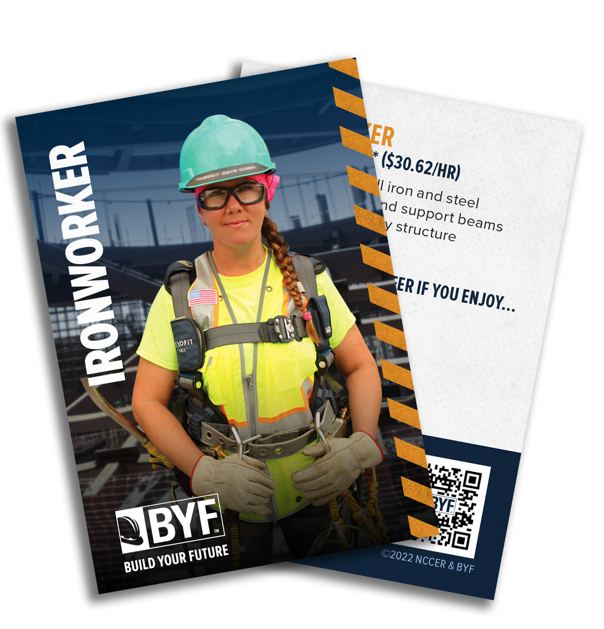 Ironworker Trading Card (Pack of 200)