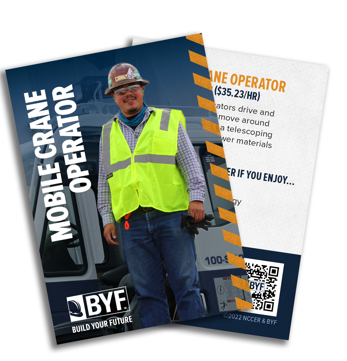 Mobile Crane Operator Trading Card (Pack of 200)