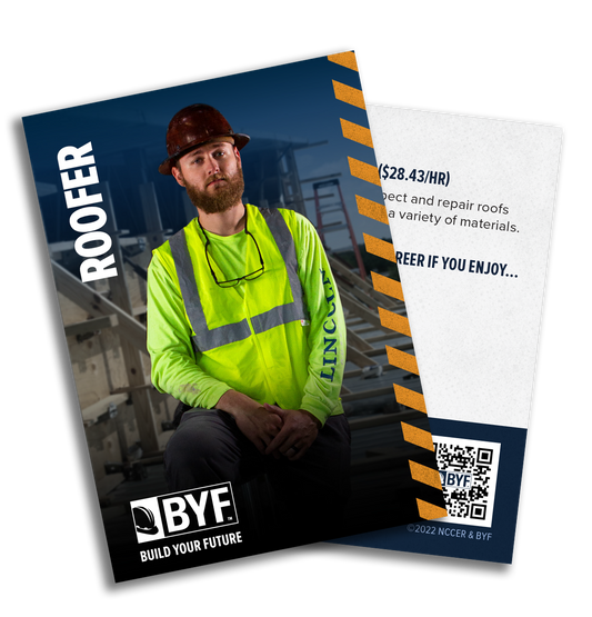 Roofer Trading Card (Pack of 200)