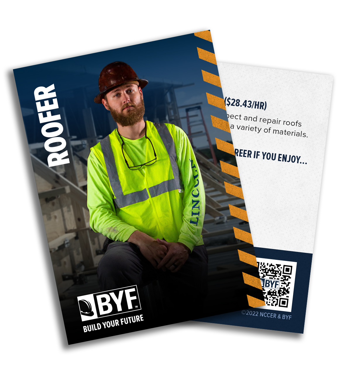 Roofer Trading Card (Pack of 200)