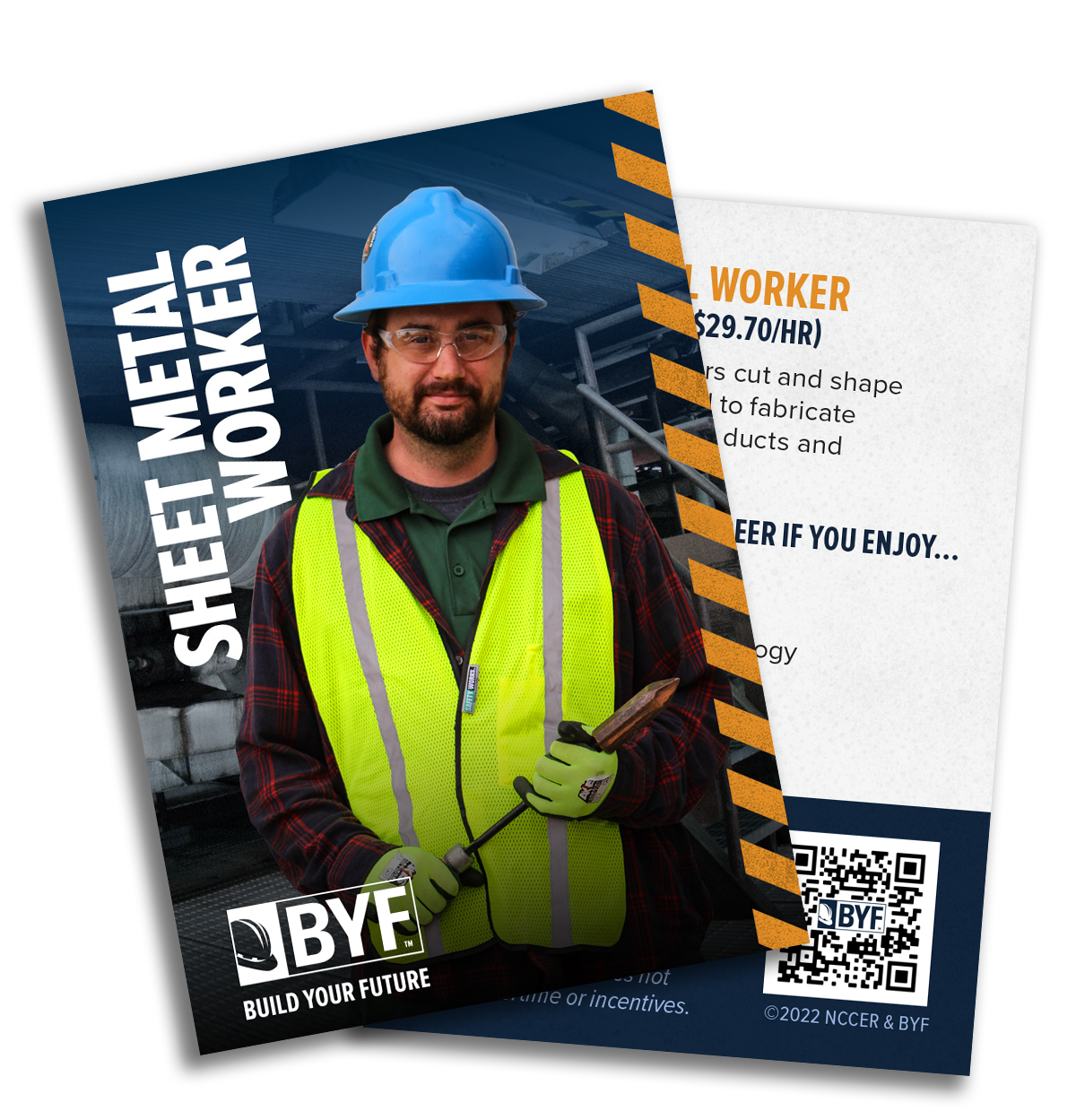 Sheet Metal Worker Trading Card (Pack of 200)