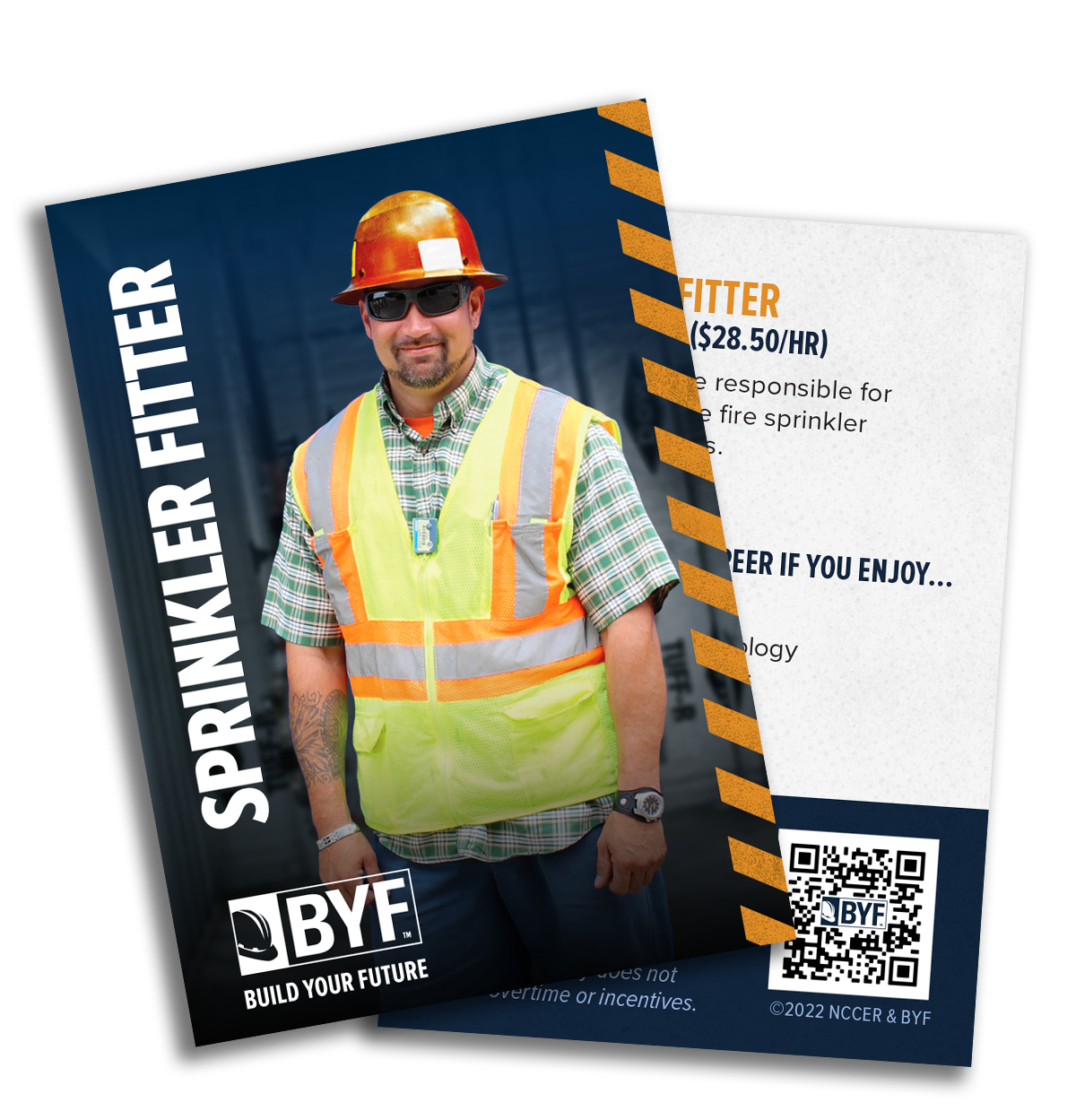 Sprinkler Fitter Trading Card (Pack of 200)