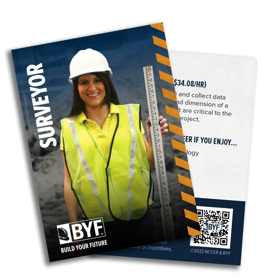 Site Layout/Survey Engineer Trading Card (Pack of 200)