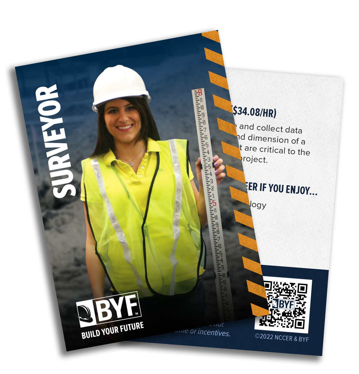 Site Layout/Survey Engineer Trading Card (Pack of 200)
