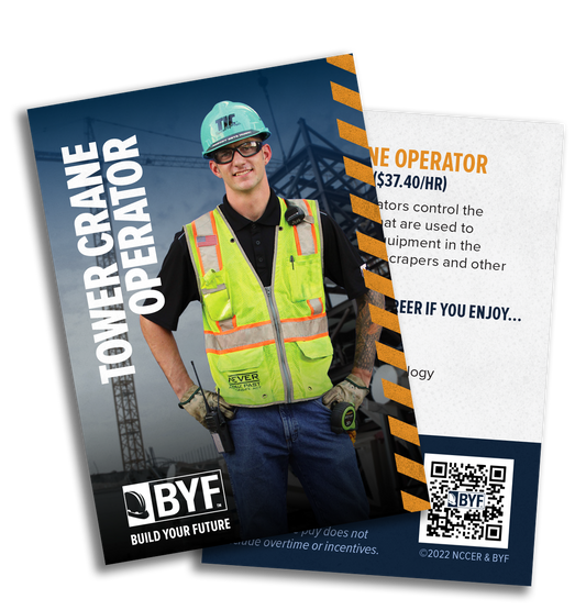 Tower Crane Operator Trading Card (Pack of 200)