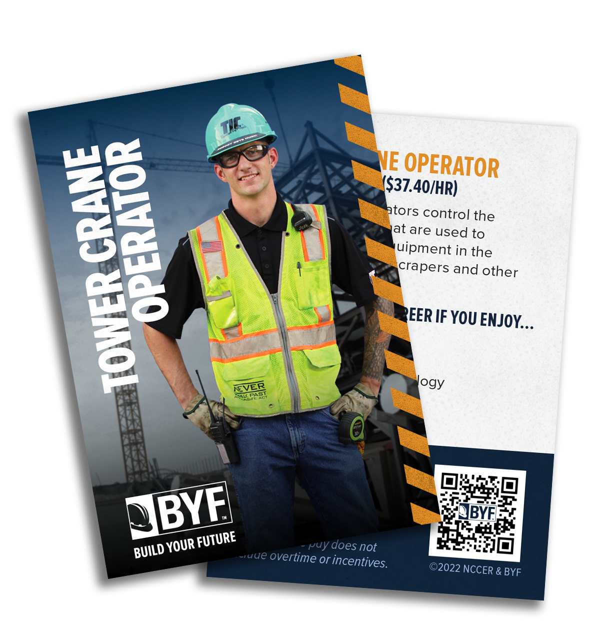 Tower Crane Operator Trading Card (Pack of 200)
