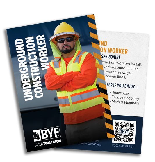 Underground Construction Trading Card (Pack of 200)